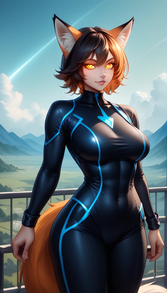 score_9, score_8_up, score_7_up, 1girl, solo,
(Random lenght hair), ((glowing random colored eyes)), curved ram horns, (fox ears, fox tail), tanned skin, furry, (fox:1.2), (random , random face expression, random pose, random accessories), monochromatic, eerie atmosphere,
(random gender dressing suit), seductive, ((random landscape background))