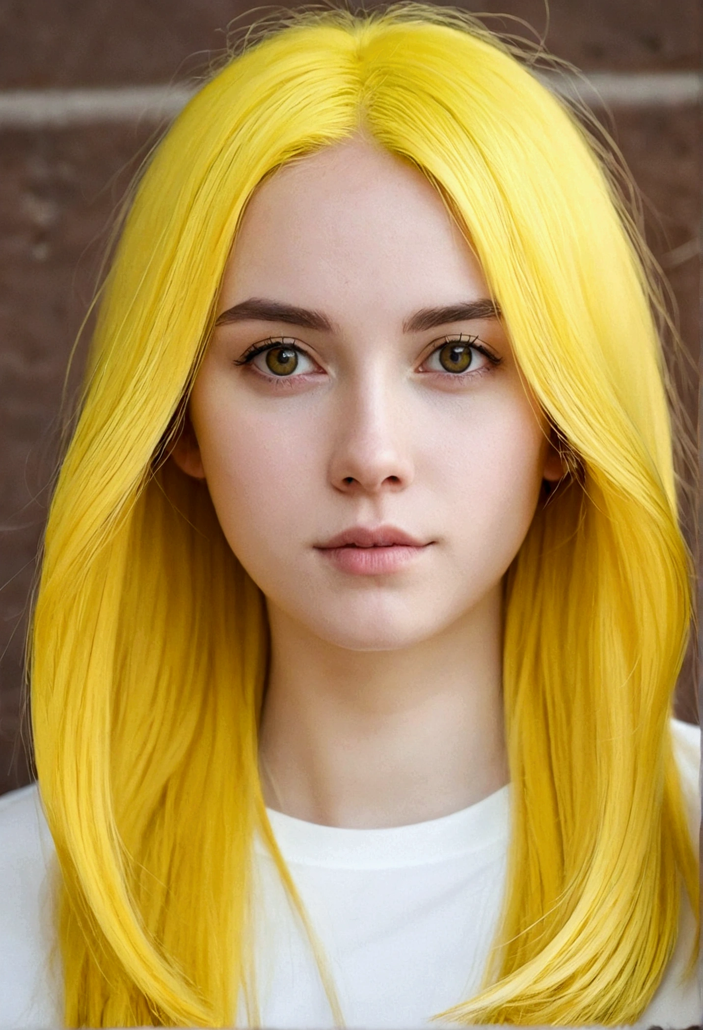 Yellow hair