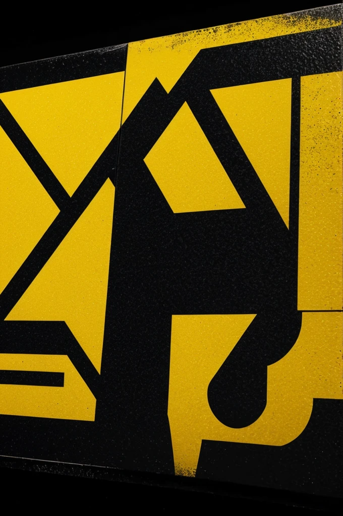 Imagine a bright sign in the night sky: A dark black background highlights a bright yellow emblem. In the middle, a stylized key in a horizontal position, taking dust out of a bag. From the bottom of the key. Both elements are intertwined in an elegant and symbolic way., symbolizing the duality of the hero and his fight against drug-related crime. Sharp contours and contrasting colors ensure the sign is visible and recognizable in any emergency situation.