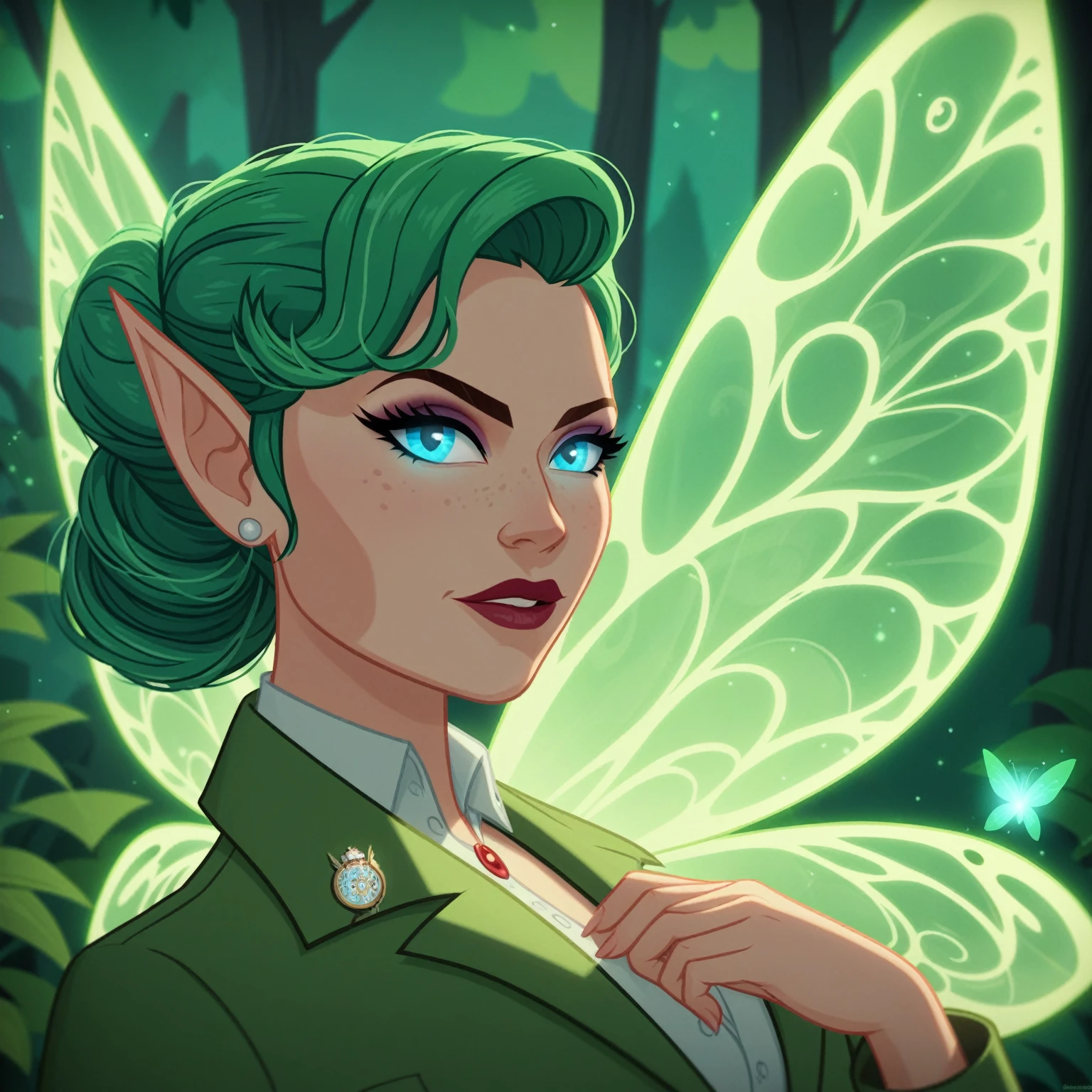 Roseleslie woman like a fairy,(highy detailed:1.2),(best qualityer:1.2),(8K:1.2),sharp focus,(underground dispersal:1.1),rewarded photography,professional portrait photograph,(Accurate shot:1.1) (glowing bioluminescent forest:1.2),iridescent fairy wings,sensual expression (very detailed background:1.2),(magical fantasy:1.0), (knollingcase:1.1),(analog style:1.1),(model shoot style:1.2),dramatic lighting