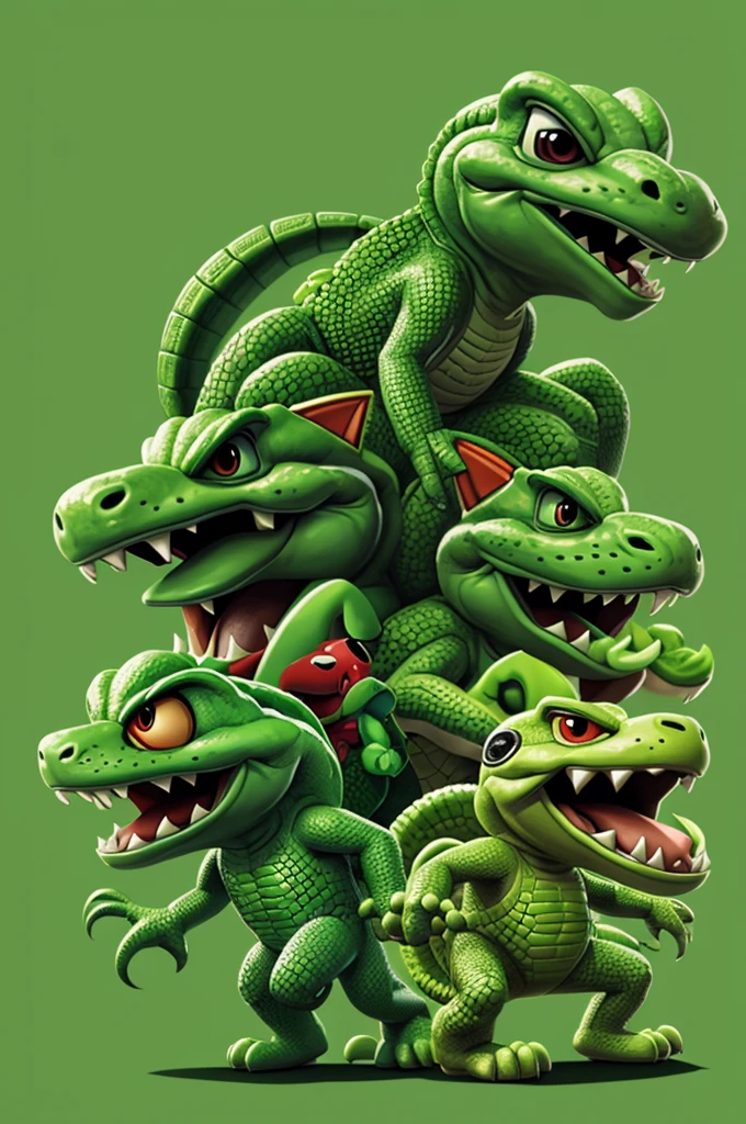 A reptilian mariobros style