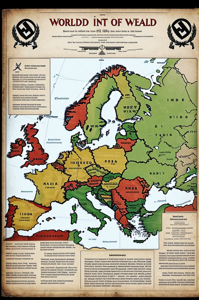 An image of the world if Hitler had won the Second World War 