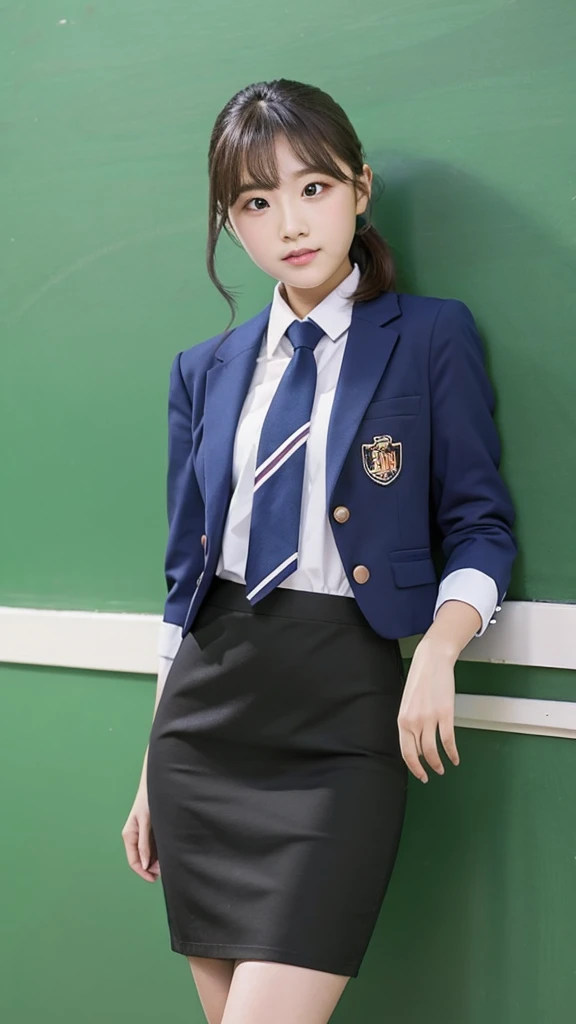 tight pencil skirt with tie