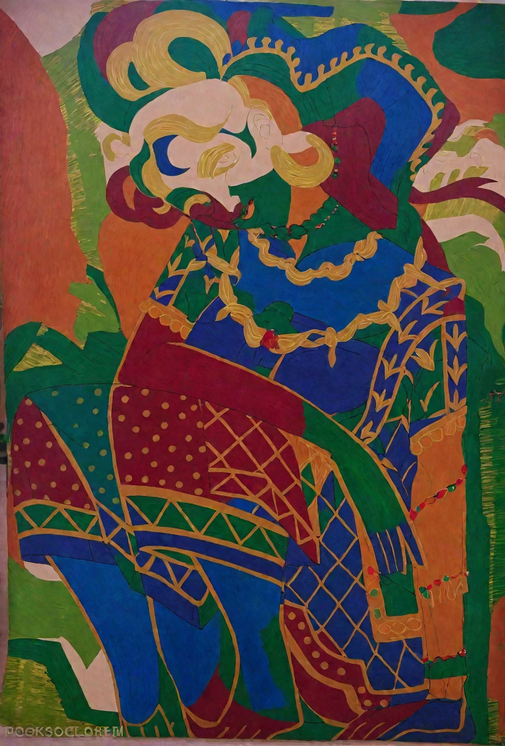 painting of a woman