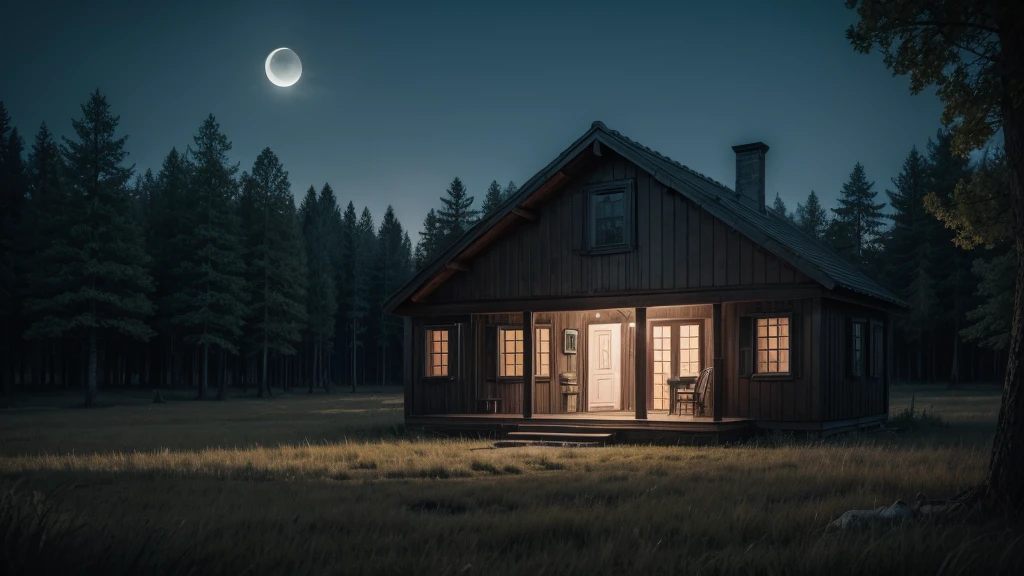best qualityer) a day house with a horror vibe ( without trees and moon )