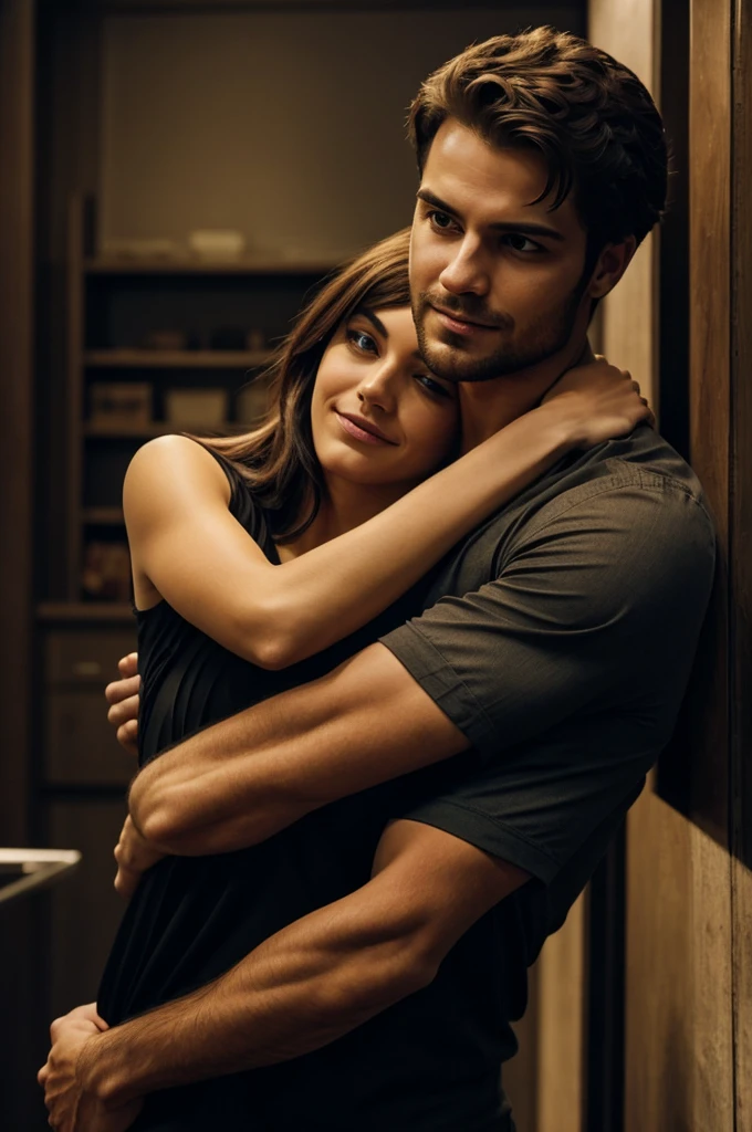 “Good.”
*He chuckled and buried his face into the crook of your neck, his other arm moved to your hip as he pulled you a bit closer to him.*