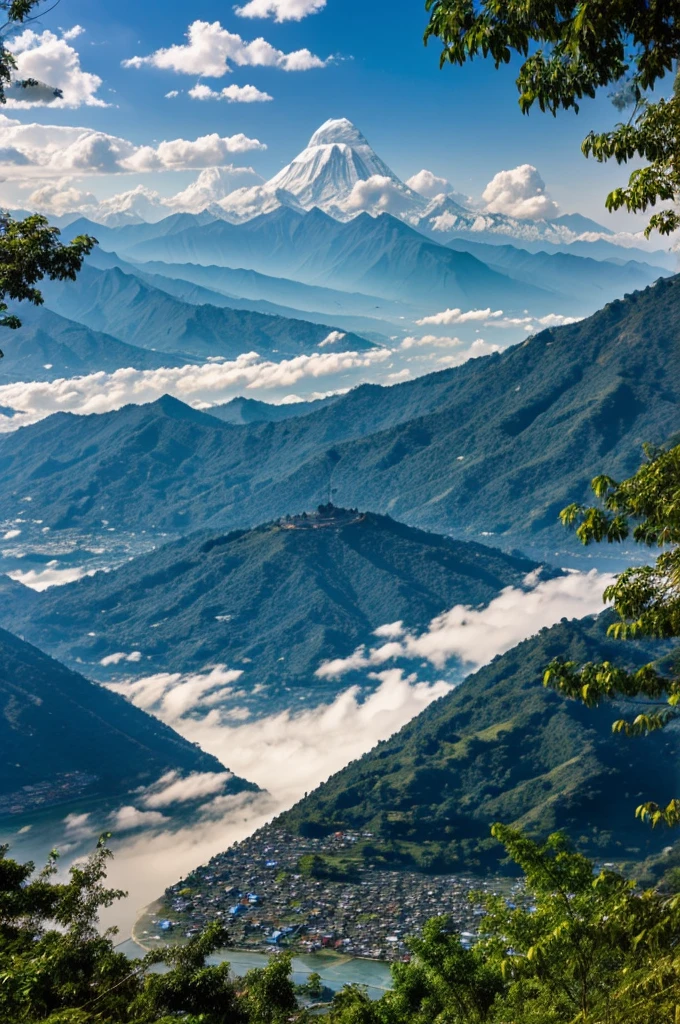 Pokhara,Nepal beautiful watherfall photo