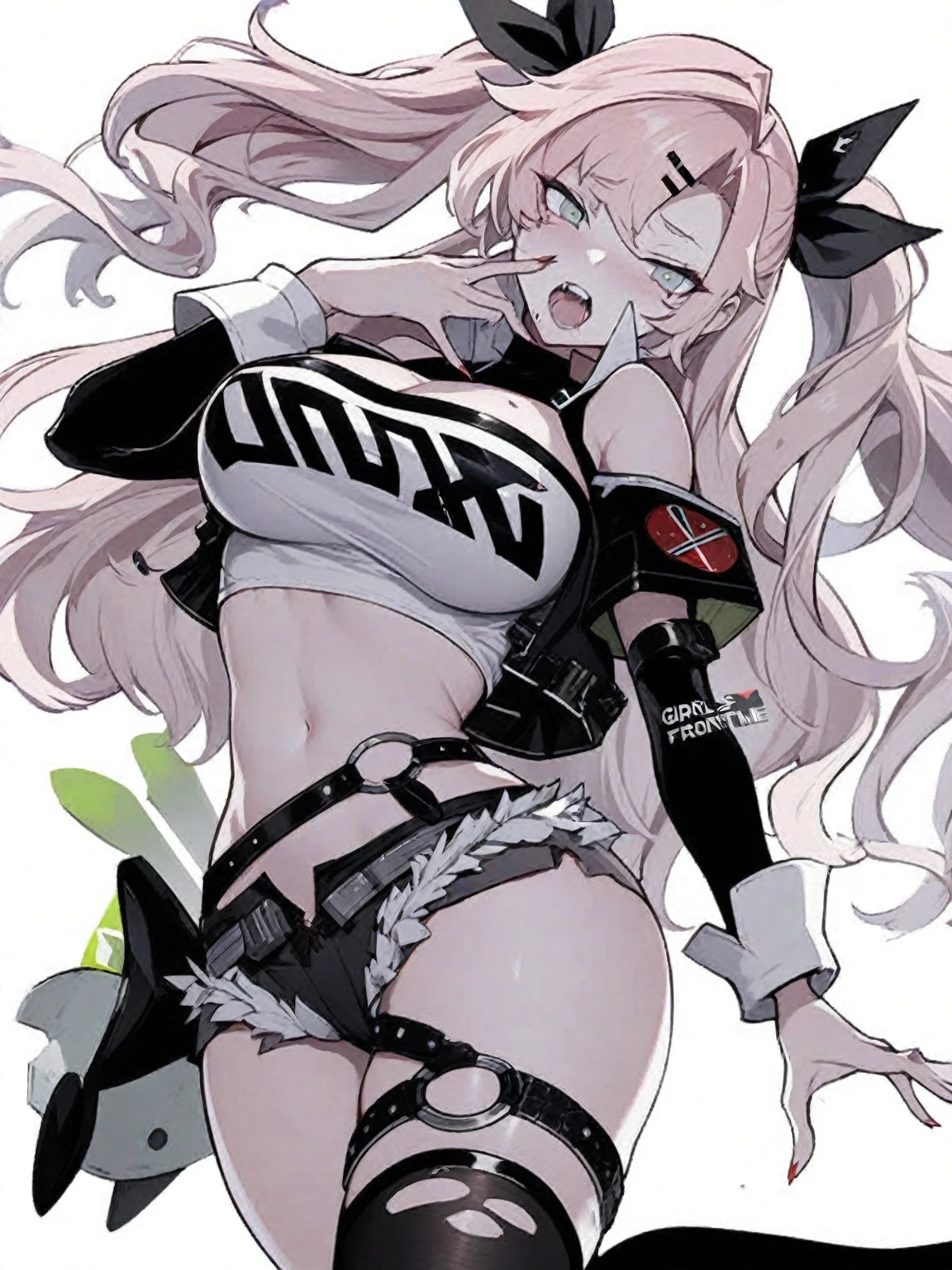 a close-up of a person with a very sexy body and a sword, from Girls' Frontline, anime character; full - body art, fine-details. Girls' Frontline, anime character art, anime character, female anime character, Waifu, sex, 