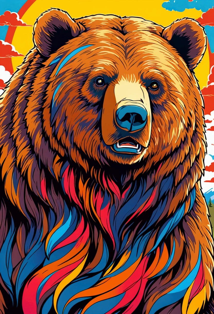 A bear