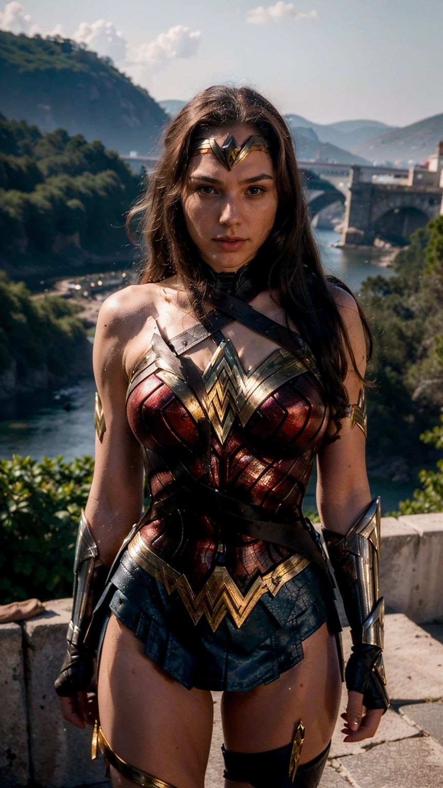 ((masterpiece), (solo character), (photorealistic:1.4), ),(best quality), (epiCRealLife), (g4lg), (g4lg large breasts), (g4lg show cleavages), (Gal Godot in wonder woman costume), (lora:epiCFlashPhoto),(flashphoto), (flash photography) (look at viewers), (sunset), (photoshoot), (wonder woman theme),, (different photoshoot poses), (from above)