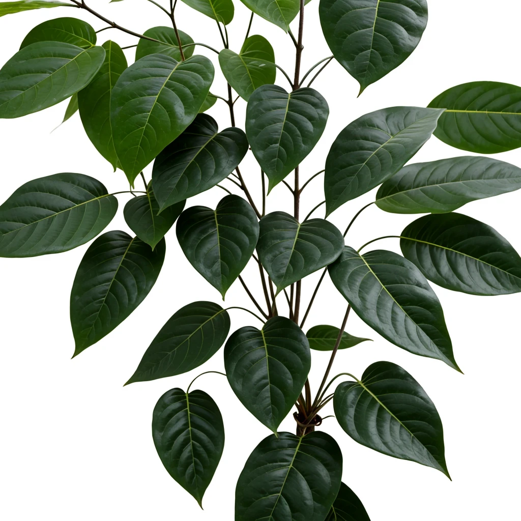 generate for me minimalistic, very realistic black longitudinal leaves of a plant on a white background