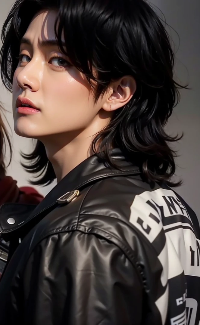 Taehyung from bts face, photorrealistic, ultrahd
