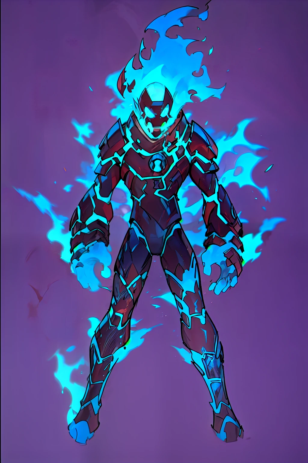heatblast, detailed background, with blue fire/flames girl body composed of blue flames covered in molten black rock, Blue hands and blue head flames/fire, masterpiece, best quality, Heatblast from Ben 10, B blue night, blue fire, semi-realistic, high-quality illustration, dynamic action pose, overcharged with power, berserker state, fiery explosions, blue flames erupting from body, glowing with intense energy, fierce expression, angry, powerful stance, vibrant colors, detailed armor with glowing lava-like lines blue, cinematic lighting, sparks and embers flying, dramatic atmosphere, high detail, epic background, intense fire and energy effects, surrounded by a fiery aura, glowing eyes, heatwaves, energy bursts, Heatblast, realistic blue fire textures, highly detailed environment, high resolution, powerful and dramatic scene, full-body shot, intense focus on blue flames and power emanating from the character, vivid contrast, highly detailed muscle definition, armor texture, blue flames mixed with normal fire colors, aggressive and violent expulsion of fire, character standing out prominently in the scene, style similar to provided reference image, intense and chaotic energy, swirling blue flames, radiant and powerful, intricate details in fire and armor, energetic and intense pose, exaggerated fiery effects, powerful glow surrounding character, sparks and lightning-like energy, molten and fiery ground beneath, intense heat waves, high contrast between blue flames and background, glowing hot spots on armor, hyper-detailed fiery texture, r1ge, heatblast, Fire background, (fire particles: 1.3)