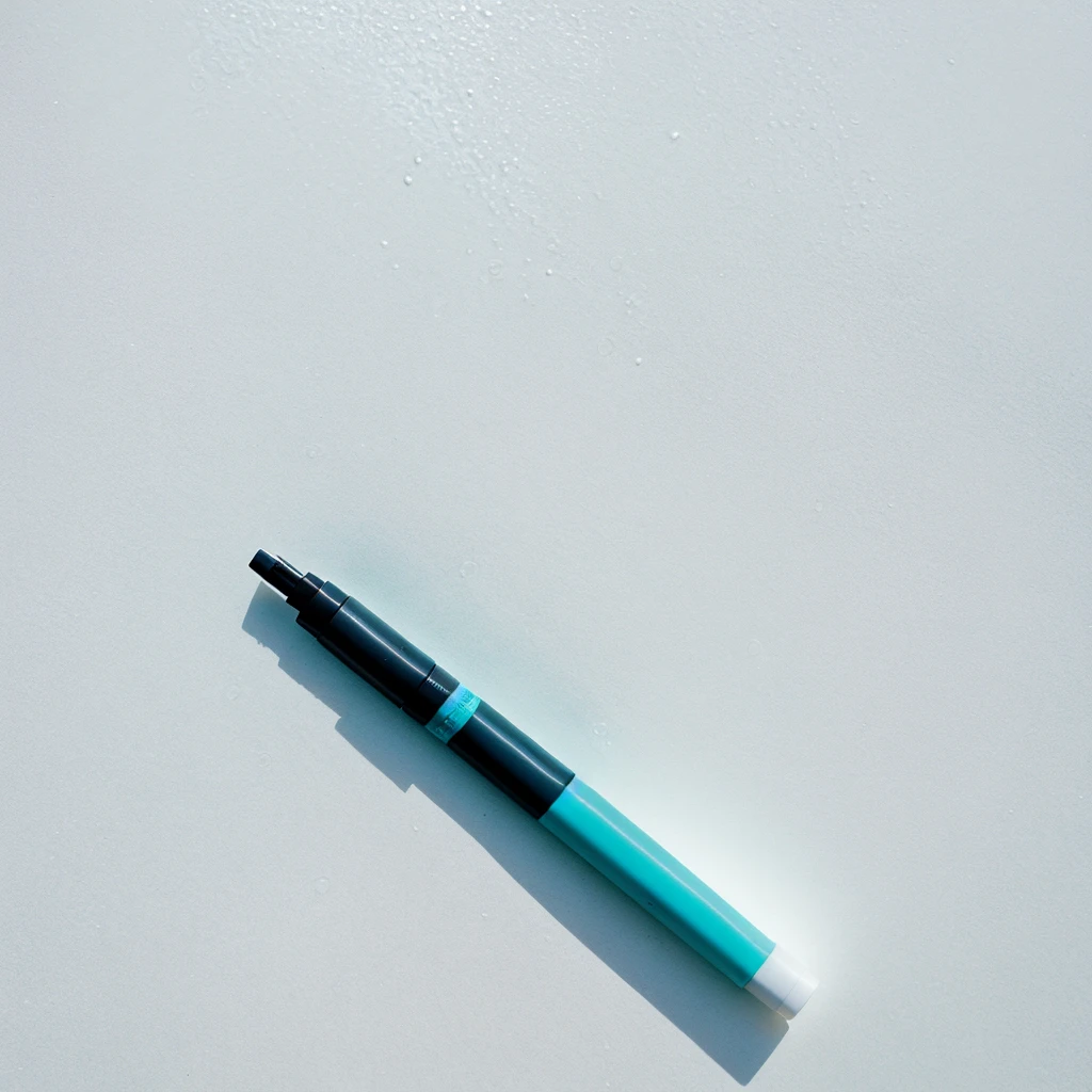 perfectly clear ocean meets perfectly clean white minimalist marker