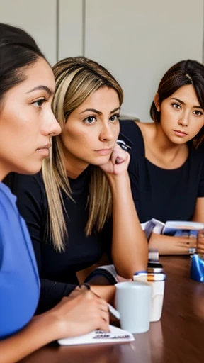A group of Jodie gathered focus on the face