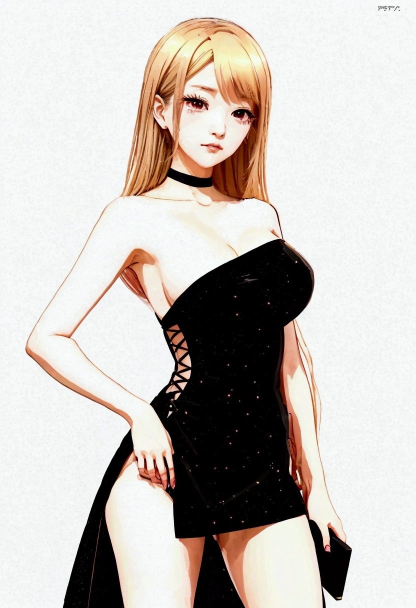 anime girl in black dress with black stockings and black shoes, anime girl wearing a black dress, ( ( marin kitagawa # ) ), marin kitagawa *, in dress, seductive anime girl, beautiful alluring anime woman, marin kitagawa, beautiful alluring anime teen, ecchi anime style, cute anime waifu in a nice dress