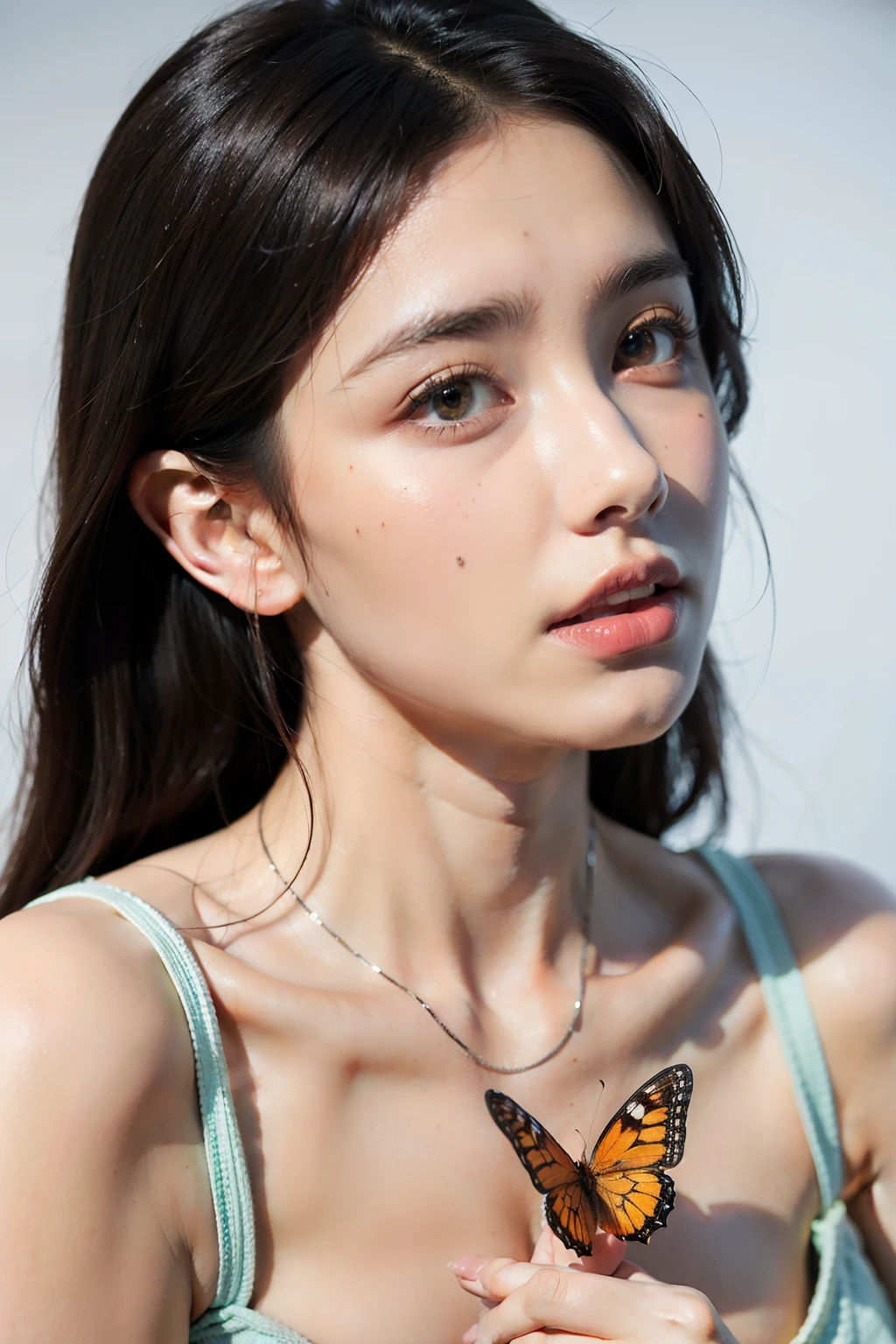 The thyroid gland,Like the two wings of a butterfly,For example, T3 and T4 secreted by the thyroid gland,Protecting our bodies like a warrior