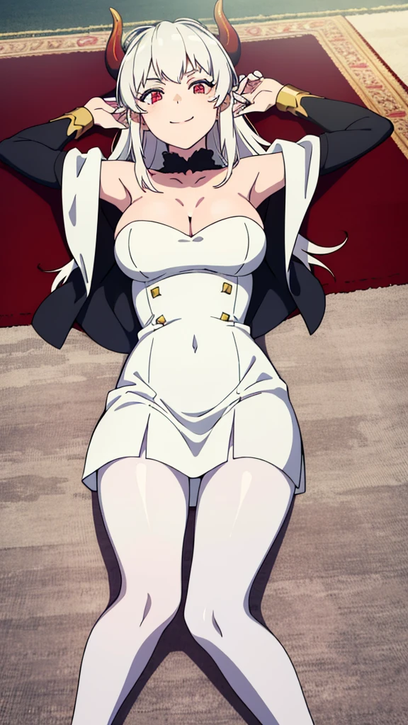 anime girl laying in bed with a bloody face on her chest, 2 b, 2b, tifa lockhart with white hair, seductive anime girl, white haired deity, anime woman fullbody art, from girls frontline, perfect white haired girl, full body;, anime barbie in white stockings, white haired, full body picture, extremely detailed artgerm