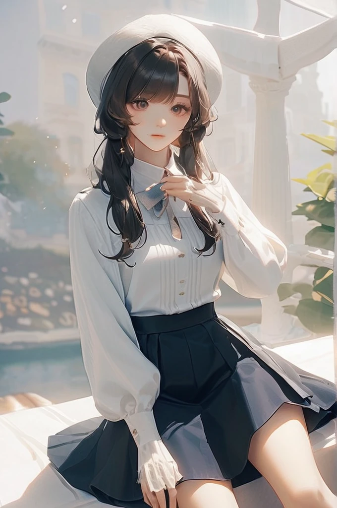 ((Лучшее качество)), ((шедевр)), (подробный), a hare in a skirt