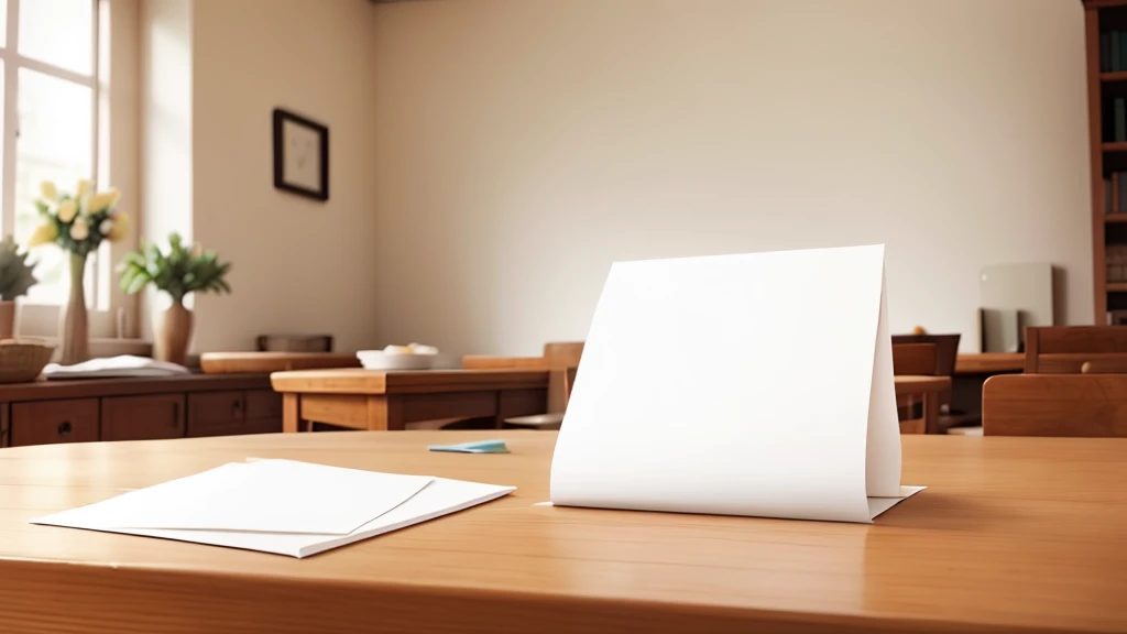 a paper white in table
