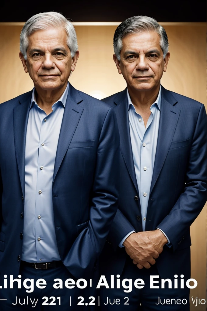 Create me an image that says the most anticipated 2pa2 of Alejo Villa and Jorge Enriquez and below says the date of Monday, July 22 