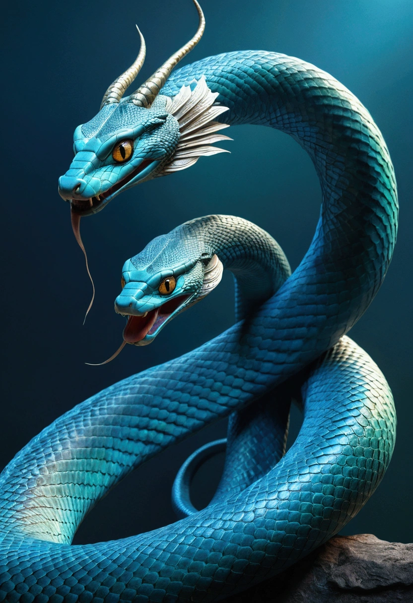 (((serpent))) best quality, ultra-high resolution, 4K detailed CG, master part, Krishna, Hindu god,serpe,em cima da serpe, Hindu mythology,((em cima da serpent)), Hindu image , aesthetic, centered on the screen, wings, blue scales