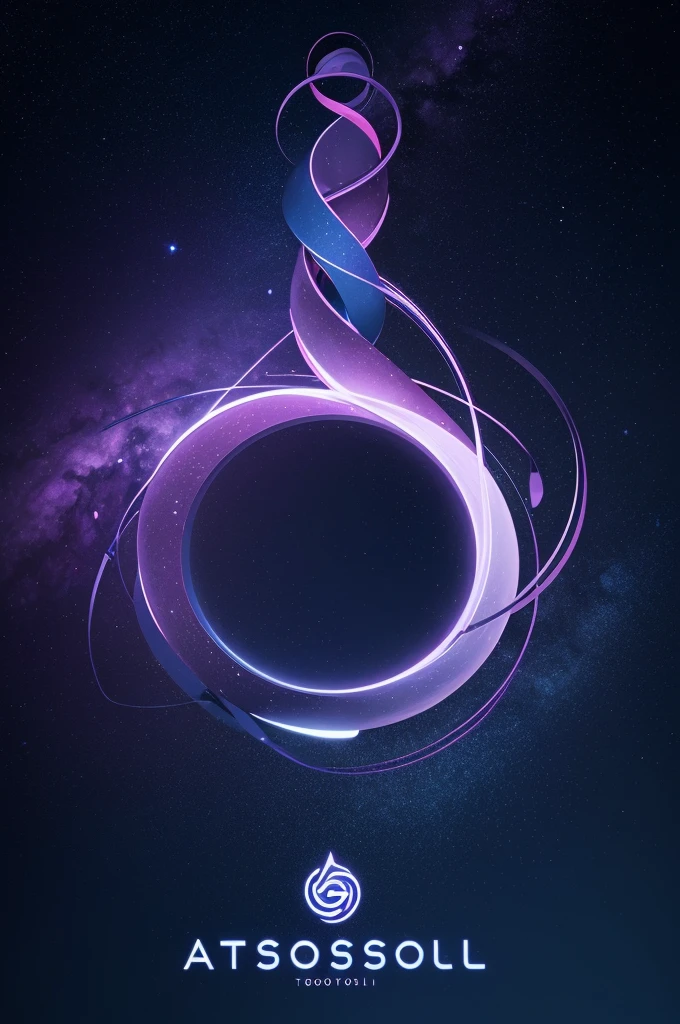 Design do Logo: The AstroSoul logo is a stylized combination of letters "As" Intertwined, creating a feeling of movement and harmony. The colors used are a gradient of dark blue and purple, reflecting sophistication and modernity.
