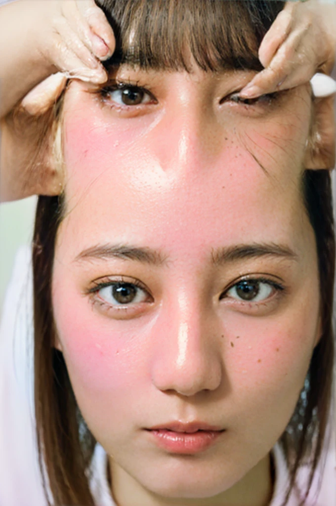 (((nude))) 、whole body 、Bukkake、(Real skin texture:1.5)、(((Japanese 、cute girl in her late teens、One Girl)))、(((8K、Highest quality、masterpiece、Ultra-high resolution)))、(Realistic:1.4)、RAW Photos、(Real skin texture:1.3)、(Film Grain:1.3)、((No underwear、No swimsuit))、(((Beautiful and detailed eyes and face)))、((Realistic skin types))、10x more pixels、Highly detailed cute face、Detailed lips、Beautiful Eyes、double eyelid、Natural Makeup、(Detailed legs)、Clear focus: 1.2、((Sweating、Sweaty body、Skin shiny with sweat、Mouth slightly open))、White skin、Clear skin、So that every single hair is clearly visible、Hair color changes subtly depending on how the light hits it、 Gives skin a natural glow、Fine skin、Expressing the fine details of pores:1.25、night、Beautiful hotel bed、indirect lighting、(looking at the camera、Look up、Close your eyes completely、Ask for a kiss:1.9、Sleeping、Eyes closed)、Wait for a kiss, Poke out your lips、Look up、The cameraman shoots from above、Long black hair