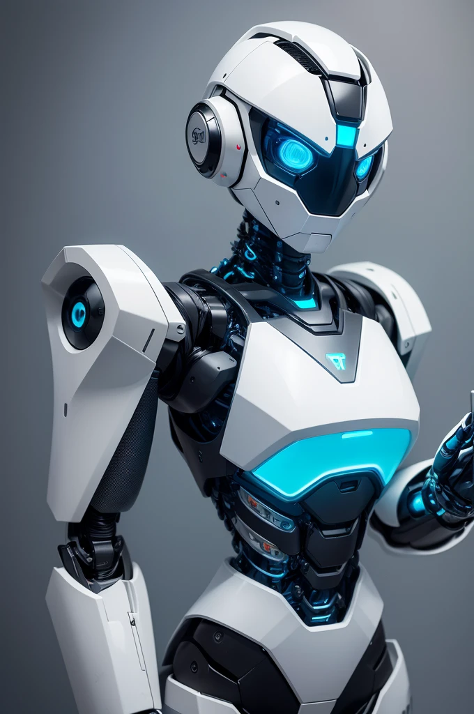 A humanoid cybernetic robot, facing the front, with metallic and futuristic appearance.
The robot has a robust body made of polished metal, with visible joints in the shoulders, elbows, knees and ankles.
The robot&#39;s head is oval, with two bright blue eyes, a minimalist nose and a thin line representing the mouth.
The robot is holding a modern cell phone in its right hand. The cell phone has a large screen, with visible app icons.
The robot is in a neutral position, with the left hand at the side of the body.
THE BACKGROUND IS SIMPLE, like a white wall or a laboratory environment, to focus attention on the robot.
The lighting is soft, with subtle shadows that highlight the metallic texture of the robot and the shine of the cell phone screen.
With this description, you can use AI tools to generate your desired image. Aqui está um exemplo de como usar uma api de geração de imagens, as at DALL-E, via OpenAI:

python Copy code import openai openai.api_key = 'YOUR_api_KEY'

response = openai.image.create(
  prompt="A photorealistic image of a cybernetic humanoid robot standing in a neutral pose, holding a modern smartphone in its right hand. The robot has a polished metal body with visible joints at the shoulders, elbows, knees, and ankles. Its head is oval-shaped with glowing blue eyes, a minimalist nose, and a thin line for a mouth. The background is simple, like a white wall or a laboratory setting. The lighting is soft, highlighting the metallic texture of the robot and the glow of the phone screen.",
  n=1,
  size="1024x1024"
)

image_url = response['data'][0]['url']
print(image_url)
Você pode ajustar a descrição conforme necessário e usar a api para gerar a imagem. If you don&#39;t have access to these tools, would recommend looking for someone with experience in graphic design or 3D modeling to help create a photorealistic image.










ChatGPT can make mistakes. Consider checking important information.