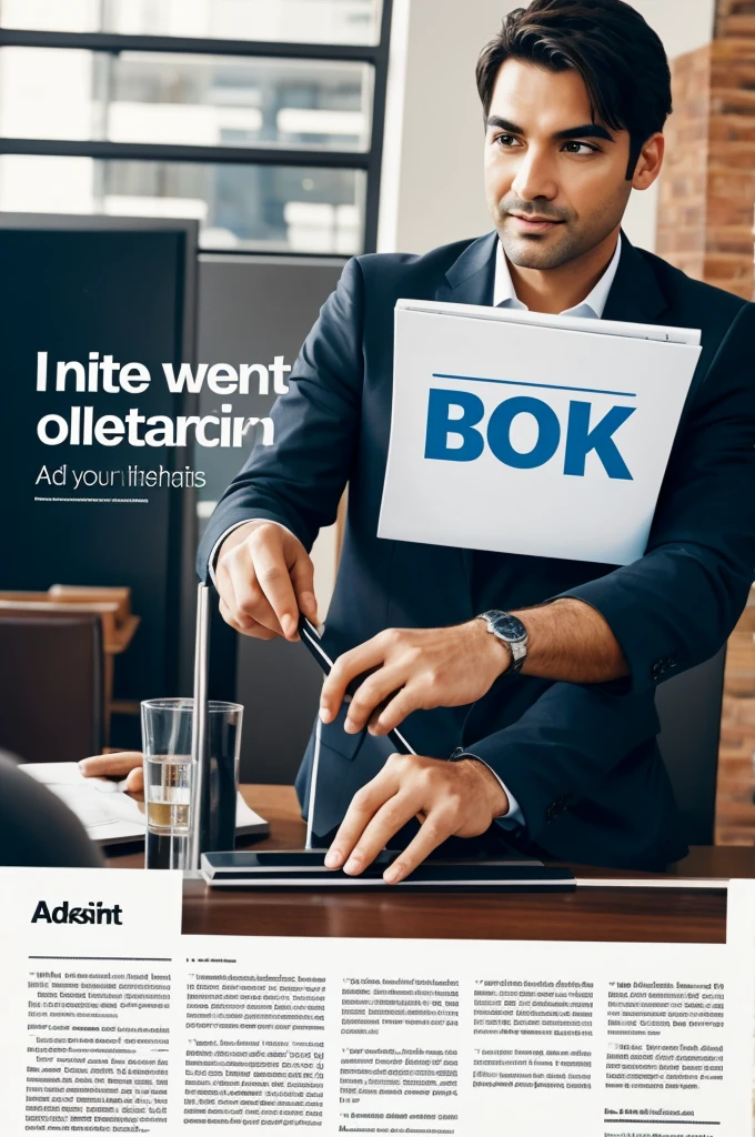 I want a photo on the subject of the strategic document of an advertising campaign
