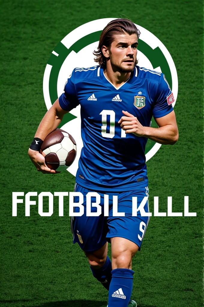 Logo de football con el nombre de Belikin FC
