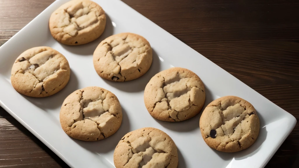 (ter image quality) cookies with coffee.