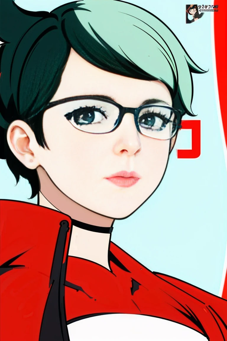 anime girl in a and glasses with a persona 5 art style wlop, style artgerm, extremely detailed artgerm, ! dream artgerm, ig model | artgerm, female protagonist 👀 :8, realistic anime 3 d style, artgerm portrait, anime styled 3d, realistic anime artstyle ((( same  pose showing belly)))(((naked)))((((different images)))