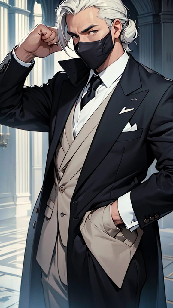 about 35 years old, with men with an elegant style and a look that revealed that he knew death and was not afraid of it..