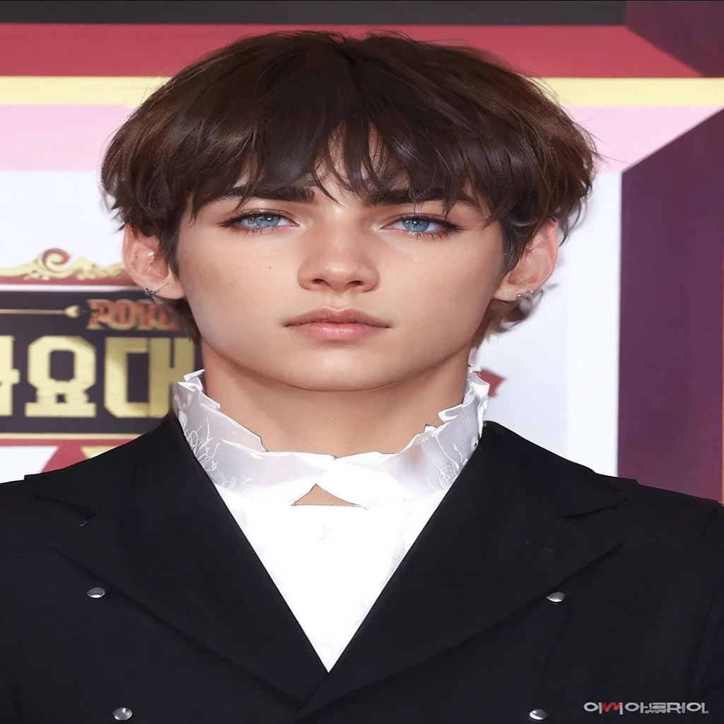 a beautiful young man, 1boy, detailed facial features, striking eyes, sharp jawline, messy hair, intricate clothing, moody lighting, cinematic composition, dramatic lighting, vibrant colors, digital painting, concept art, photorealistic, high definition, 8k, best quality, (masterpiece:1.2), (realistic:1.37)