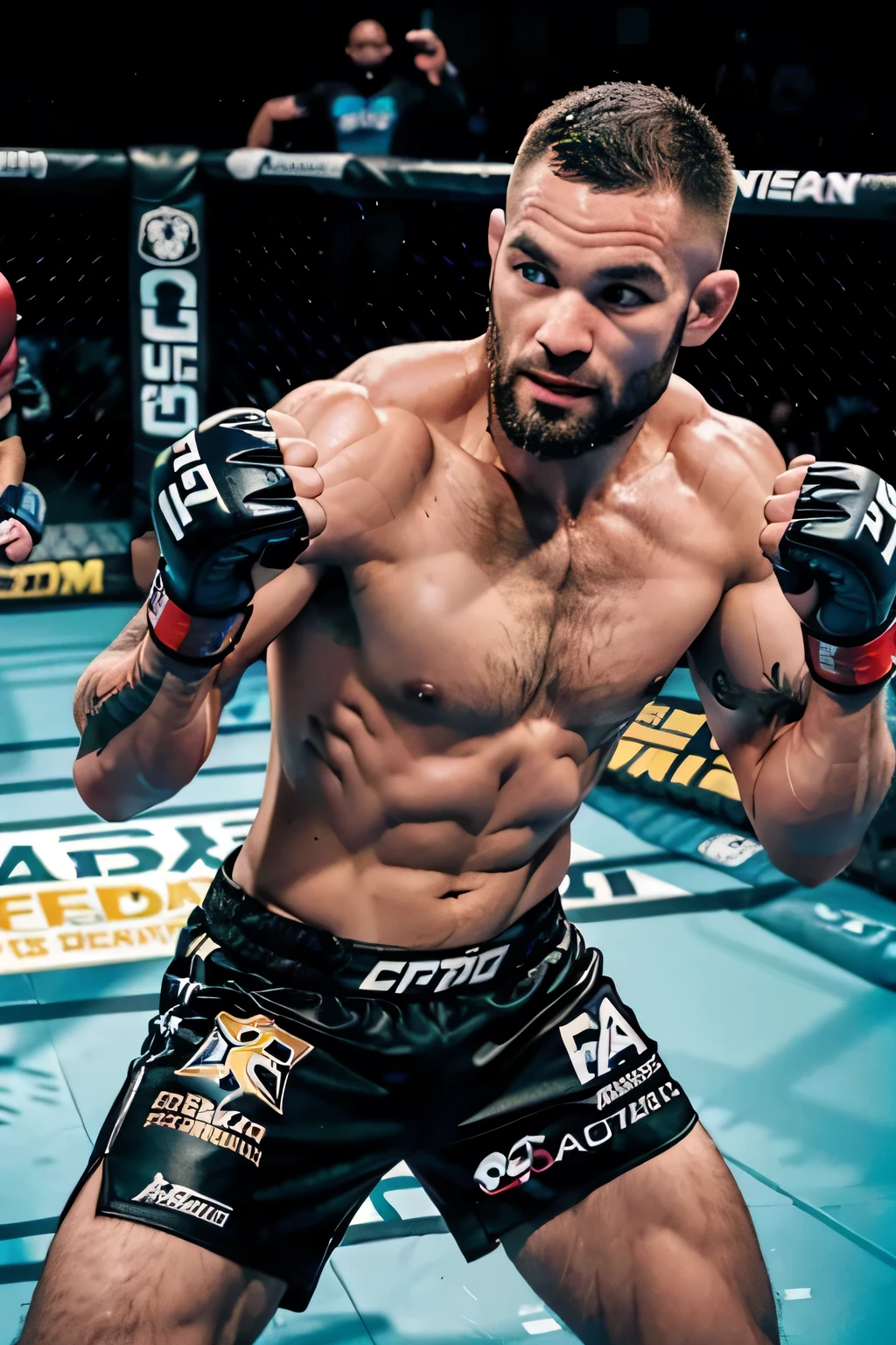 an mma  man professional fighter
