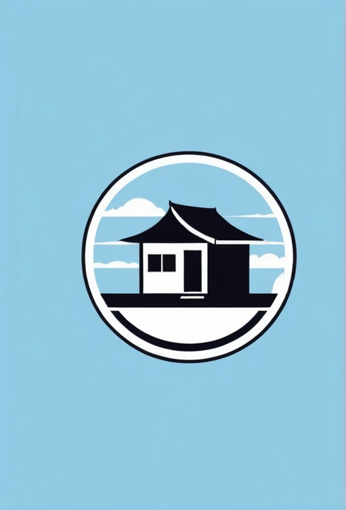 背景は白
a stylish logo for the construction industry
Logo of a square container that is long next to a Japanese one-story house
Pretty cool
chic and modern design
With the beautiful light blue sky
A logo with a cool Japanese-style square container drawn inside a circle-shaped logo
The logo is monotone in black and white
The sky above the house is a beautiful light blue sky design
White background