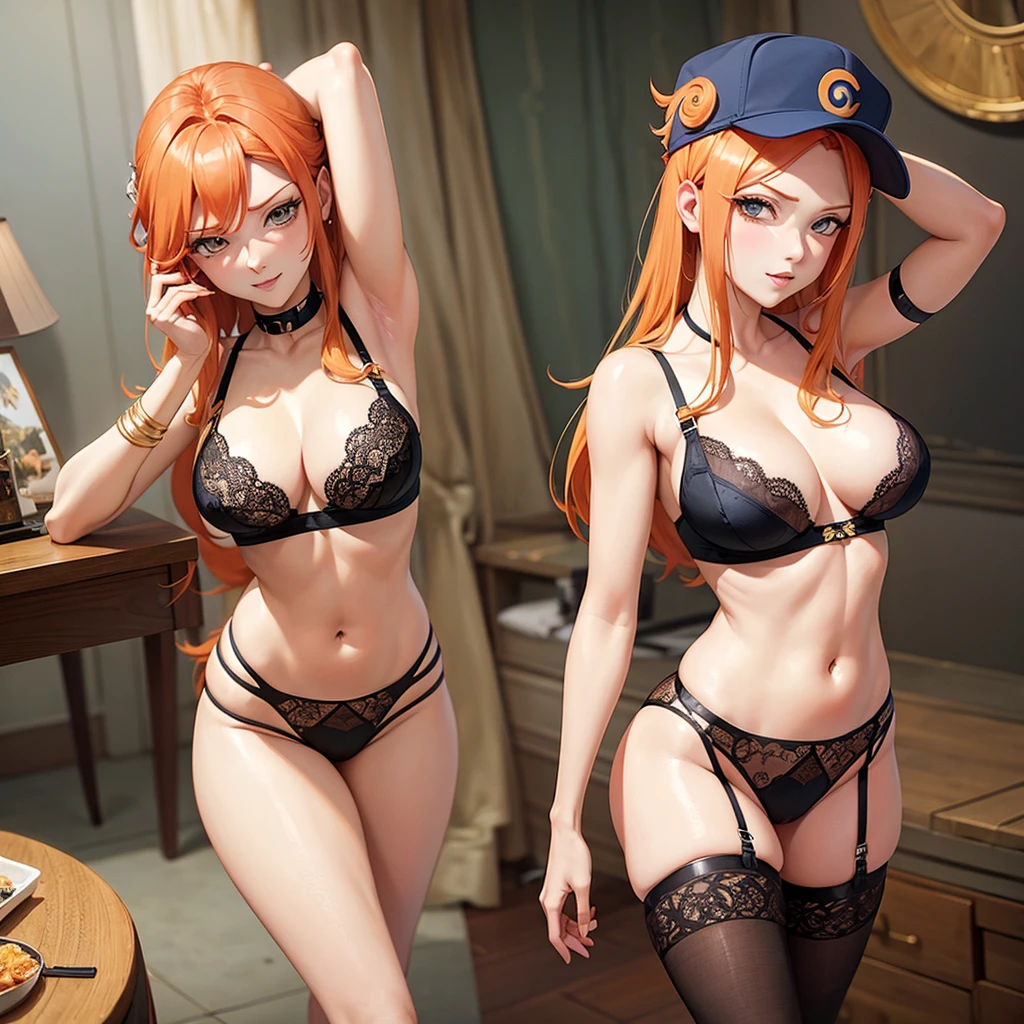 Kushina Uzumaki sexy pose with lingerie