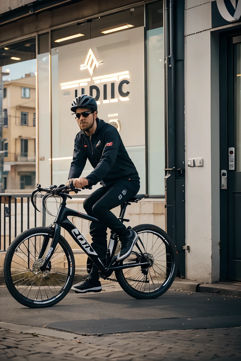Logo brand for a bicycle shop called INTACTOZ BIKE 