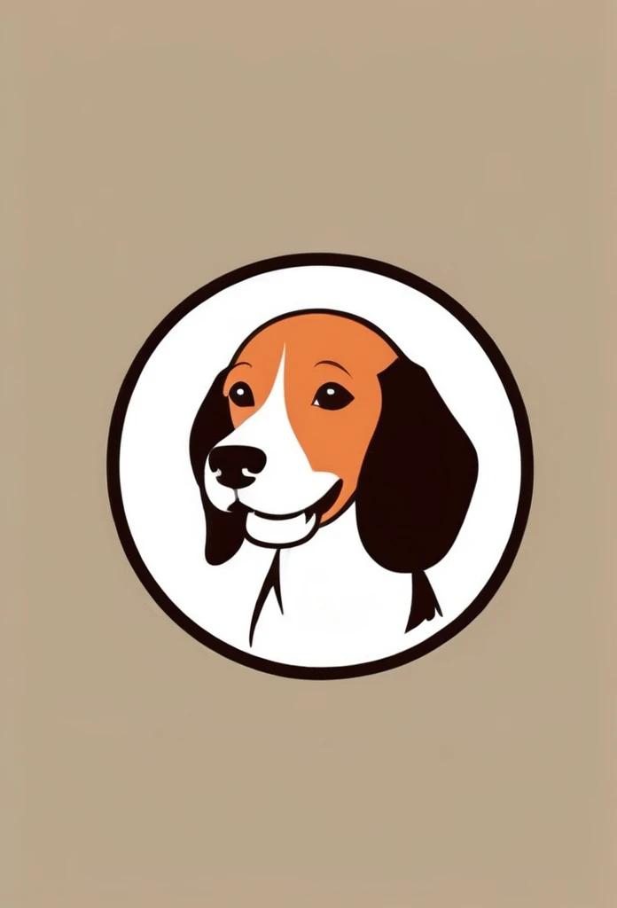 White background
Fashionable logo of a circle-shaped dog cafe
Cute, the beagle is sticking out his tongue and laughing,
There is a coffee cup on the beagle's head.
This coffee cup is
a playful and cute logo
Beagles and Coffee Cups
A stylish logo for a dog cafe
Inside the circle logo, a cute beagle smiling with its tongue sticking out
a stylish coffee cup
Happy Logo
Cute Logo
chic and modern design
The logo uses only orange, white and black cafe menu coffee is in a paper cup with steam coming out of it