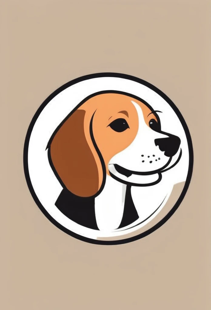 White background
Fashionable logo of a circle-shaped dog cafe
Cute, the beagle is sticking out his tongue and laughing,
There is a coffee cup on the beagle's head.
This coffee cup is
a playful and cute logo
Beagles and Coffee Cups
A stylish logo for a dog cafe
Inside the circle logo, a cute beagle smiling with its tongue sticking out
a stylish coffee cup
Happy Logo
Cute Logo
chic and modern design
The logo uses only orange, white and black cafe menu coffee is in a paper cup with steam coming out of it