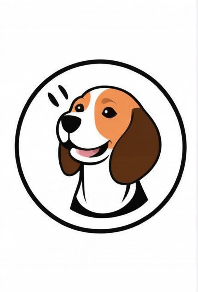 White background
Fashionable logo of a circle-shaped dog cafe

Cute, the beagle is sticking out his tongue and laughing,

There is a coffee cup on the beagle's head.

This coffee cup is
a playful and cute logo

Beagles and Coffee Cups

A stylish logo for a dog cafe

Inside the circle logo, a cute beagle smiling with its tongue sticking out

a stylish coffee cup

Happy Logo
Cute Logo

chic and modern design

The logo uses only orange, white and black cafe menu coffee is in a paper cup with steam coming out of it