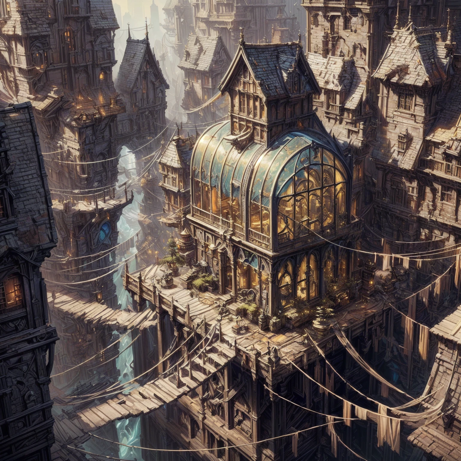 masterpiece, best quality, (extremely detailed CG unity 8k wallpaper), (best quality), (best illustration), (best shadow), absurdres, realistic lighting, (Abyss), beautiful detailed glow, art by PeterMohrBacher,