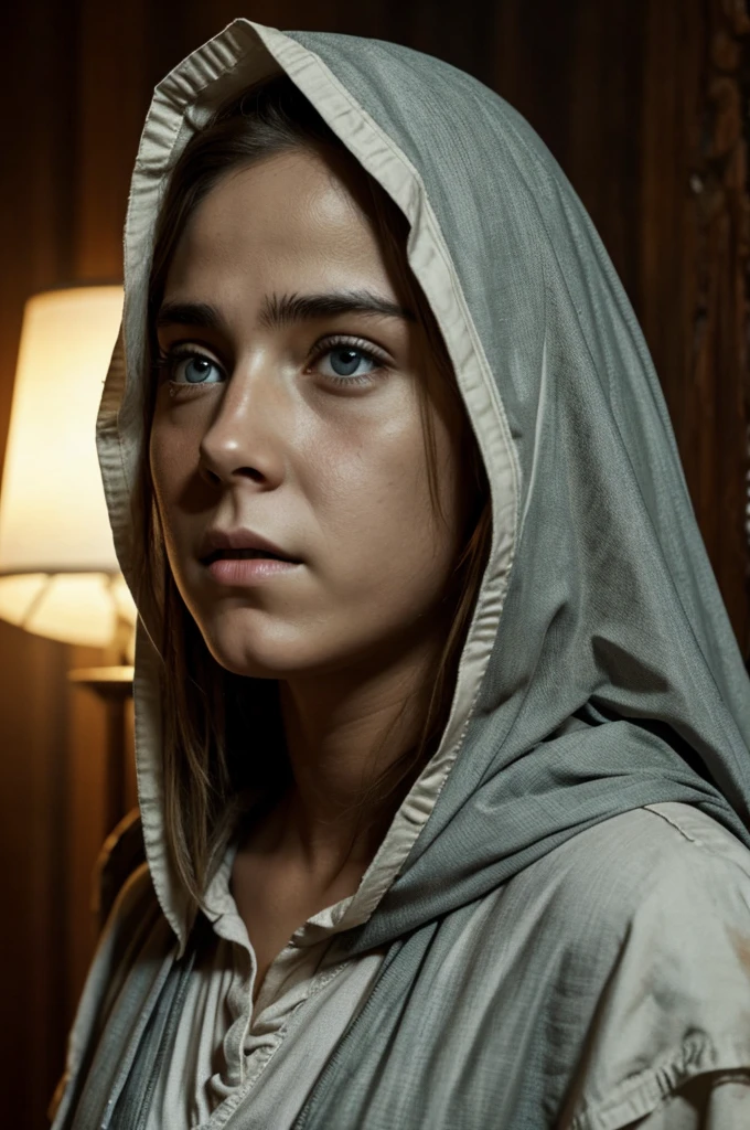 Virgen maria con cara de carl de the walking dead

