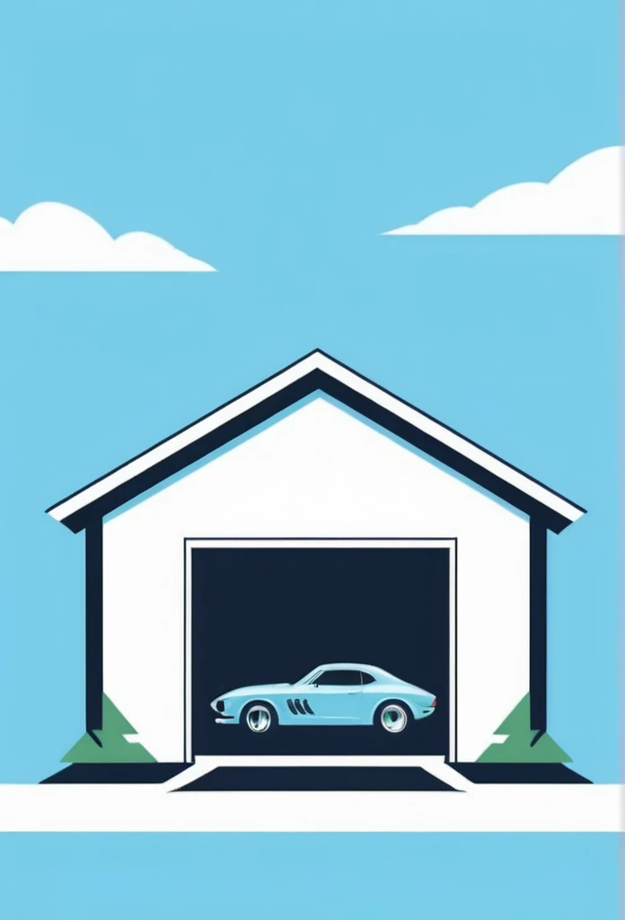 The garage is beautifully designed as part of the exterior, and there is a lounge that can be called a man's hideout
World's Beautiful Garage Logos for More Driving
a construction logo for a garage adjacent to a house that can hold two cars
Catchy, friendly circle-shaped logo
Pretty cool
chic and modern design
The sky is light blue
The background must be white
