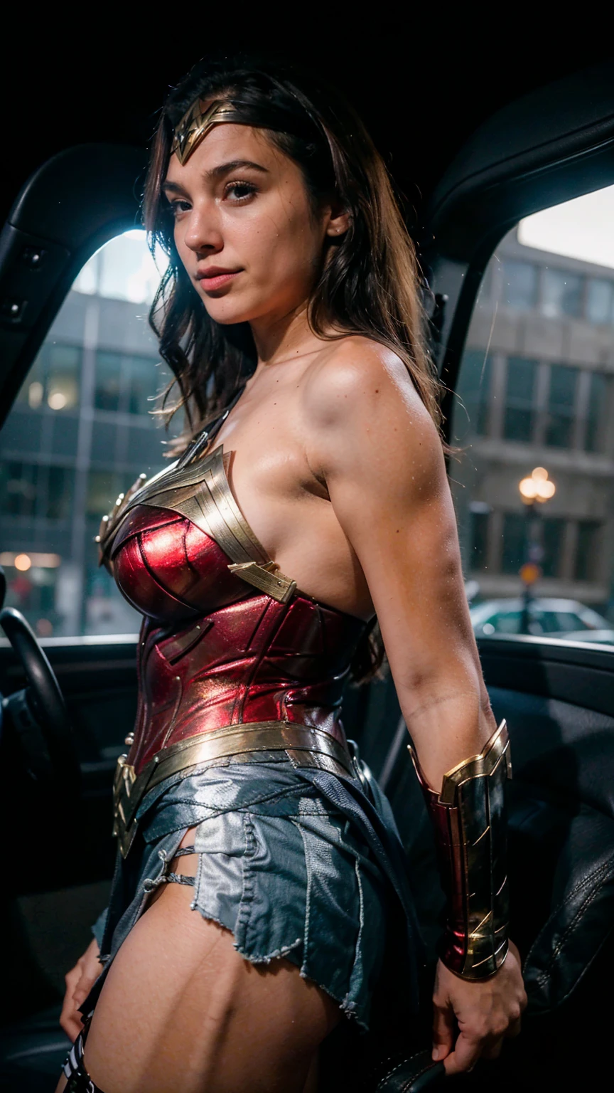 ((masterpiece), (solo character), (photorealistic:1.4), ),(best quality), (epiCRealLife), (g4lg), (g4lg large breasts), (g4lg show cleavages), (Gal Godot in wonder woman costume), (lora:epiCFlashPhoto),(flashphoto), (flash photography) (look at viewers), (night time), (at night), (photoshoot), (wonder woman theme),, (in a spaceship interior), (from side), (close up), (smile)