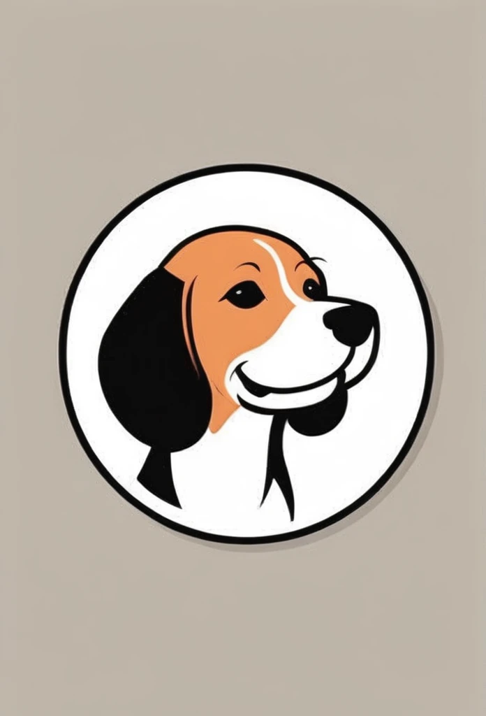 White background
Fashionable logo of a circle-shaped dog cafe

Cute, the beagle is sticking out his tongue and laughing,

There is a coffee cup on the beagle's head.

This coffee cup is
a playful and cute logo

Beagles and Coffee Cups

A stylish logo for a dog cafe

Inside the circle logo, a cute beagle smiling with its tongue sticking out

a stylish coffee cup

Happy Logo
Cute Logo

chic and modern design

The logo uses only orange, white and black cafe menu coffee is in a paper cup with steam coming out of it