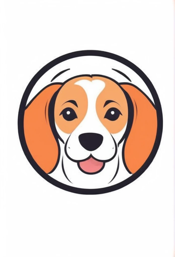 White background
Fashionable logo of a circle-shaped dog cafe

Cute, the beagle is sticking out his tongue and laughing,

There is a coffee cup on the beagle's head.

This coffee cup is
a playful and cute logo

Beagles and Coffee Cups

A stylish logo for a dog cafe

Inside the circle logo, a cute beagle smiling with its tongue sticking out

a stylish coffee cup

Happy Logo
Cute Logo

chic and modern design

The logo uses only orange, white and black cafe menu coffee is in a paper cup with steam coming out of it