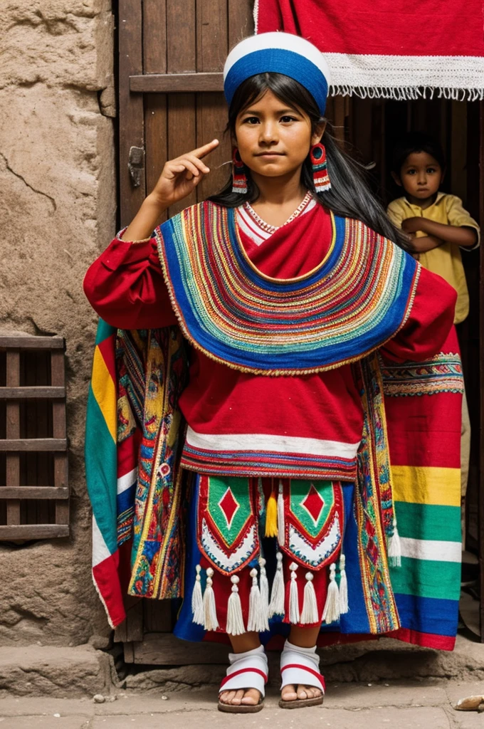 Cuy dressed as an Andean
