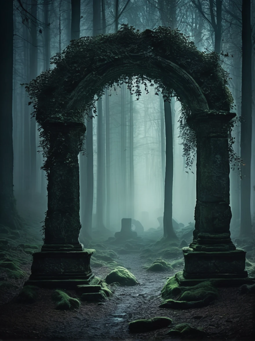Deep within a mist-shrouded
forest, a series of ancient stone
circles stand guard over forgotten
secrets. At night, eerie lights
dance between the stones, and
those who have witnessed them
speak of otherworldly figures
moving in the shadows,
performing rituals lost to time.